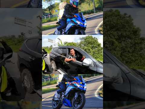 bpk ini ngk sadar serempet motor endingnya rispect baik #viralvideo #shortvideo #motovlog