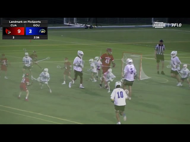 Goucher Men's Lacrosse vs. Catholic 4/10/24