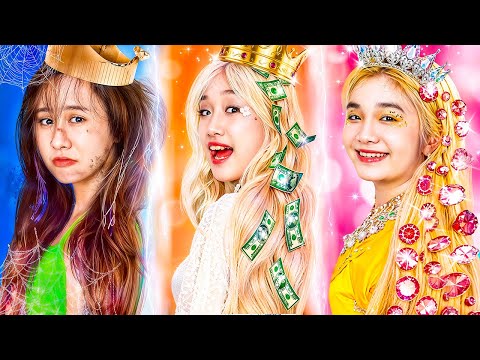 Nghèo Vs Giàu Vs Siêu Giàu Tại Vũ Hội! Ai Sẽ Trở Thành Công Chúa Trong Gia Đình Hoàng Gia?
