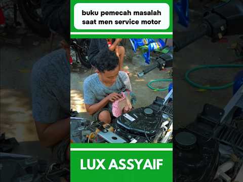 BUKU PEMECAH MASALAH SAAT SERVIS MOTOR #shorts