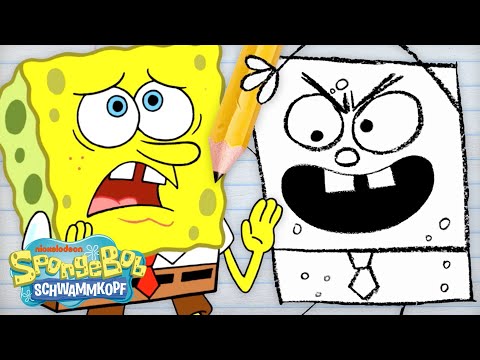 SpongeBob | ALLE KritzelBob-Szenen! ✏️  | SpongeBob Schwammkopf