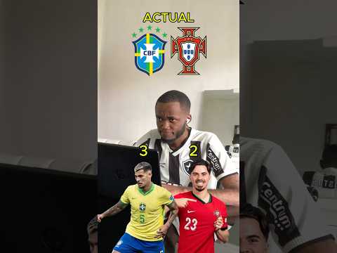 SELEÇÃO BRASILEIRA X SELEÇÃO PORTUGUESA, QUAL É MELHOR?
