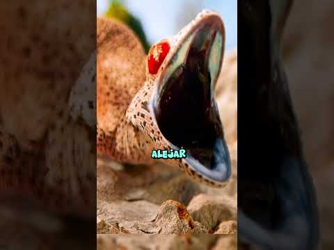 Lagartija se enfrenta a serpiente coral 🤯 #animals #wildlife #fauna #animales #faunasalvaje