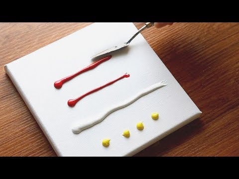 Easy & Simple Acrylic Painting Techniques 47-Satisfying Art Therapy-Abstract Painting Demonstration - Serena Art