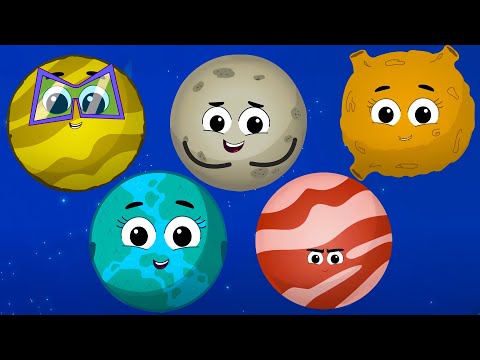 Planets Song, Learn Solar System + More Cartoon Videos for Babies