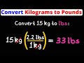 Converting Kilograms to Pounds: A Dimensional Analysis Challenge