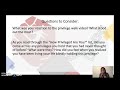 Understanding Privilege and Marginalization