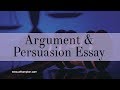 Guidelines for Writing Argument Essays