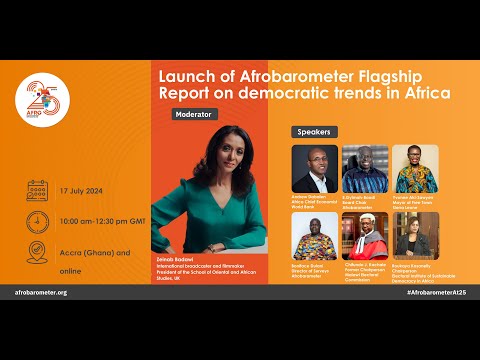 Africans’ commitment to democracy undermined by poor political performance, but not economic failures, Afrobarometer inaugural flagship report reveals