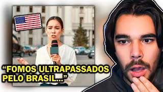 6 vezes que o Brasil HUMILHOU os Estados Unidos! | Português reage [Compilação]