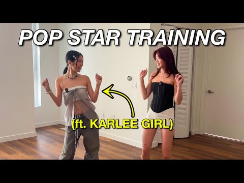 I TRAINED LIKE AN IDOL FOR A DAY (ft. KARLEE GIRL)