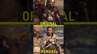 Assassin's Creed Black Flag - Original vs Remake Graphics Comparison  #assassinscreed #blackflag