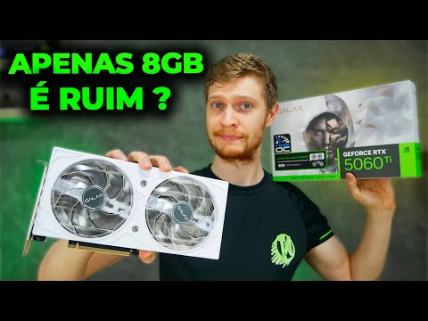 RTX 5060TI 8GB CHEGOU! 8GB DE VRAM É UM PROBLEMA? TESTEI E TENHO UMA CONCLUSÃO…