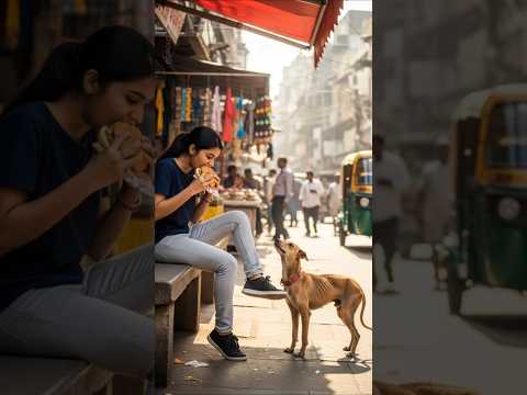 Hero rabbit helps homeless dog #dog #pets #shorts