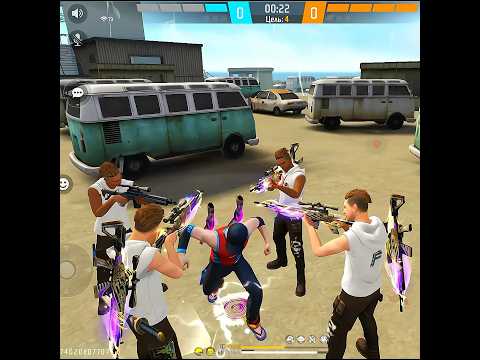 1 VS NOOBS #freefire