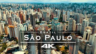 SÃO PAULO from Above 🇧🇷 | Stunning 4K Drone Footage of Brazil’s Mega City
