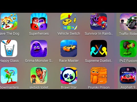 Sprunki Prison,Roblox,PvZ Fusion,Asphalt 9,Supreme Duelist,Traffic Rider,Brawl Stars,Save The Doge