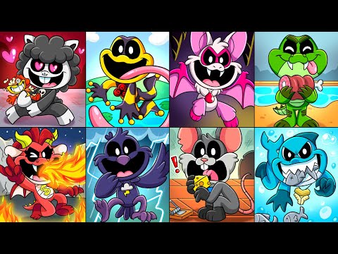 ALL NIGHTMARE CRITTERS ORIGIN STORY! Animation Compilation