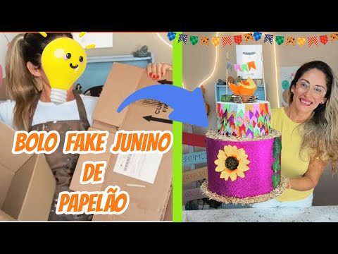 FIZ ESSE BOLO JUNINO EM MINUTOS / Decoração Junina