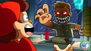 SOBREVIVIENDO al ATERRADOR KIOSKO SHAWARME... (Animación)