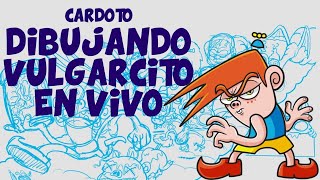 Dibujo del nuevo VULGARCITO el manga en VIVO