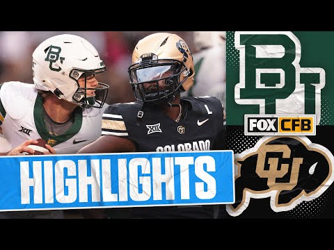 Baylor Bears vs. Colorado Buffaloes Highlights | FOX College Football