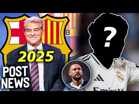 LAPORTA: FICHAJE ESTRELLA en 2025 | TRASPASO DECIDIDO del REAL MADRID | ¿NEYMAR al SANTOS?