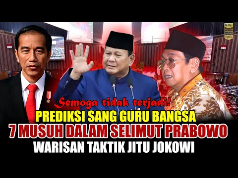 WADUH! RAMALAN GUS DUR, PRABOWO AKAN HADAPI 7 TANTANGAN HEBAT DI AWAL JADI PRESIDEN