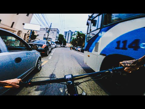 TENTEI PASSAR NO CANTINHO NESSE ROLÊ - BIKE VLOG