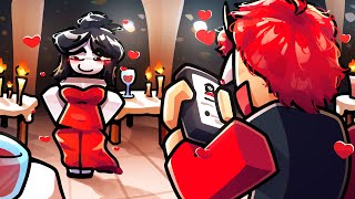 paguei uma mina pra jogar roblox comigo