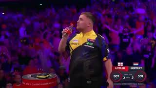 Luke Littler Dutch Crowd Incident At World Series Finals #darts