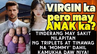 TINDERANG MAY SAKIT  NILAPITAN  NG TRIPLETS AT TINAWAG NA 'MOMMY' DAHIL KAMUKHA DAW NIYA!
