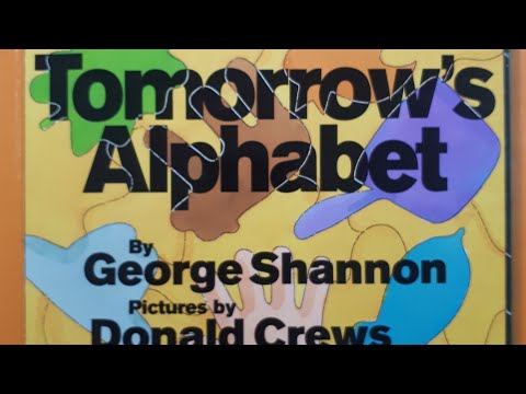 Tomorrow's Alphabet - George Shannon & Donald Crews / read aloud / English book for kids / 노부영 - YouTube