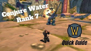 Arcane Refreshment Quest World Of Warcraft