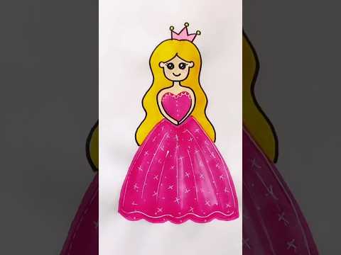 Aprende a dibujar una Princesa ❤ #dibujosfaciles #dibujosparaniños #dibujoalapiz #drawingtutorial