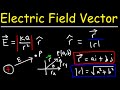 Electric Field and Vector Calculations