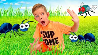 Damon's Adventure In The Insects World | Boy Was Shrunk With Magic Wand