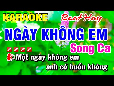 Karaoke Ngày Không Em (Beat Hay) Song Ca Nhạc Sống | Hoài Phong Organ