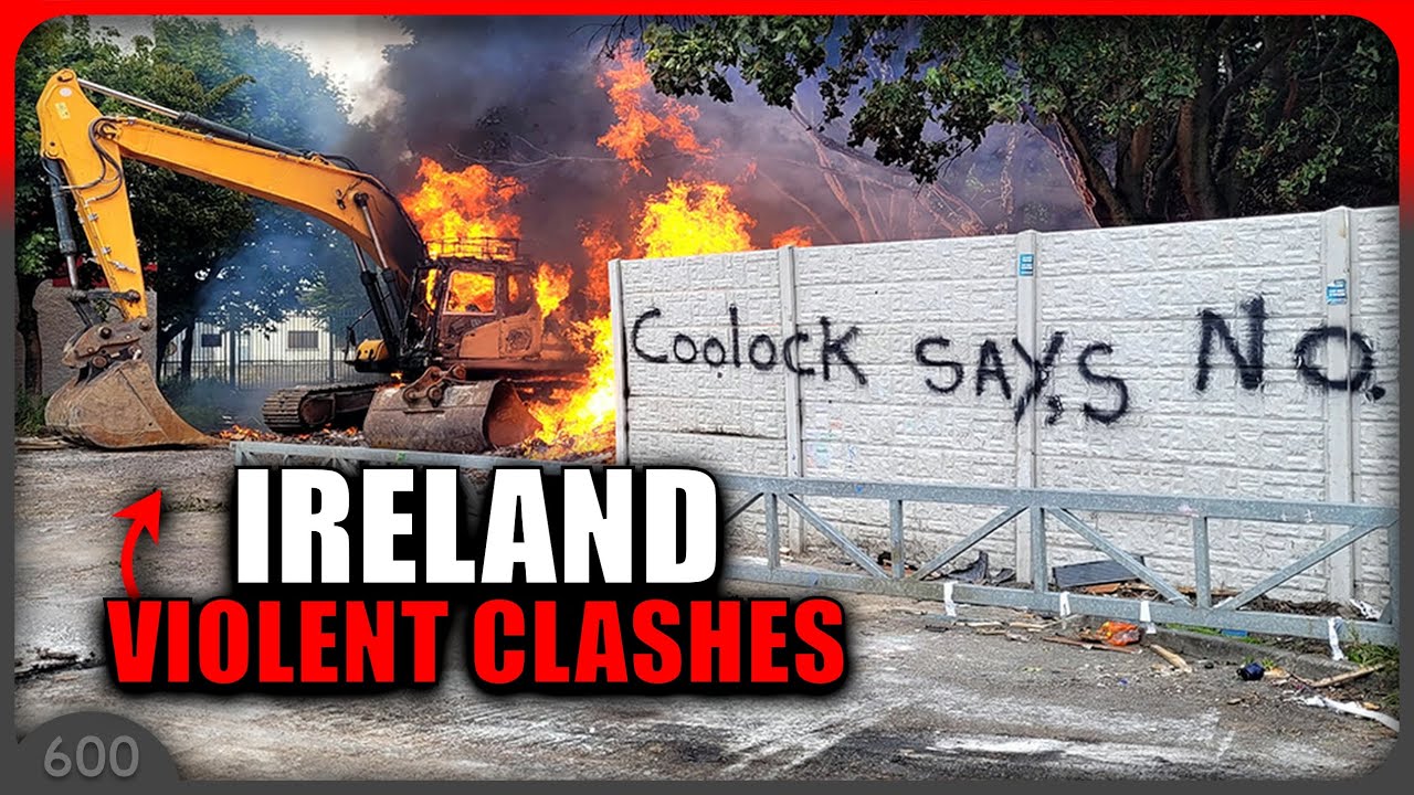 Ireland Migrant Protests IGNITE troubles! Dublin is FULL…