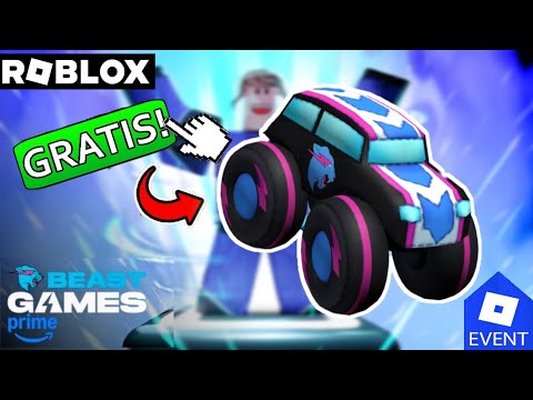 ¡COMO CONSEGUIR COMPAÑERO DE HOMBRO MONSTER TRUCK EN ROBLOX! | EVENTO BEAST GAMES 💰