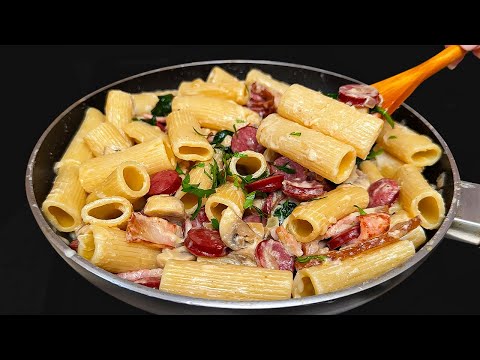 Das beste Pasta-Rezept in 10 Minuten! Ich habe allen meinen Freunden beigebracht, wie man das kocht!