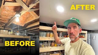 Updating Our Grocery Store Basement Pantry