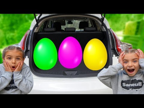 Las ratitas encuentran huevos gigantes de colores aprende ingles para niños for kids