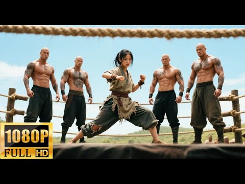 日军摆下生死擂，不料6岁女孩上台挑战，击败100日军高手 #new #movie #war #film