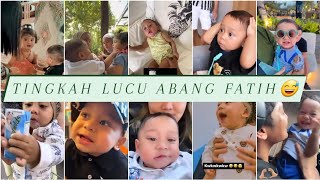 tingkah lucu abang Fatih, sampai godain cewek😅#leslar