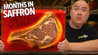 I Soaked Steaks in SAFFRON for months and ate it!