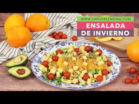 SORPRENDE A TODOS CON ESTA ENSALADA DE NARANJA Y AGUACATE | La mejor ensalada para el invierno