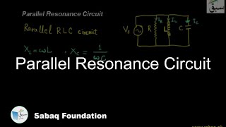Parallel Resonance Circuits