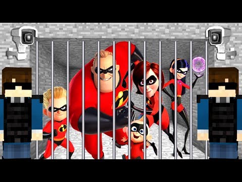 LOS INCREIBLES 2 PRESOS (MINECRAFT PRISON ESCAPE) ESCAPA DE LA PRISION EN MINECRAFT