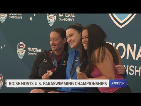 YouTube video thumbnail: Boise Hosts US Paralympic Swimming National Championships